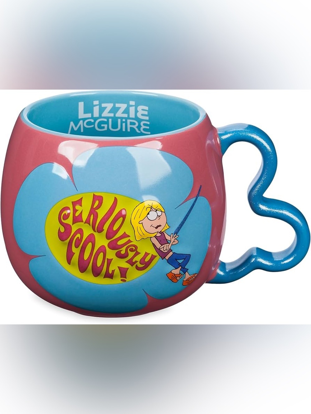 Disney Parks Lizzie McGuire "Seriously Cool" Ceramic Mug 20oz